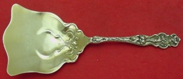 Irian by Wallace Sterling Silver Nut Spoon Gold Washed 5" Serving Silverware