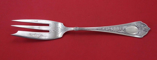 Cleopatra by Schulz and Fischer Sterling Silver Fish Fork 3-Tine Bright-Cut 7"