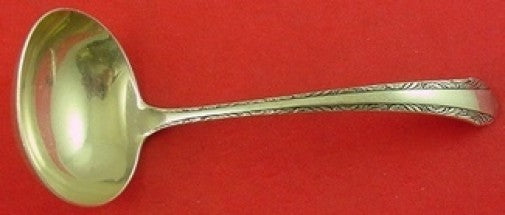 Chased Romantique by Alvin Sterling Silver Gravy Ladle 6" Serving Silverware