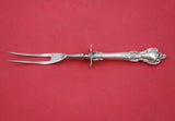 Delacourt by Lunt Sterling Silver Steak Carving Fork 9 1/8"