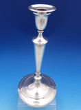 Crichton Bros English Estate Sterling Silver Candlestick Pair #9362 (#8435)