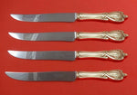 Monticello by Lunt Sterling Silver Steak Knife Set 4pc Large Texas Sized Custom