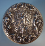 Irian by Wallace Sterling Silver Dresser Jar #3012 3 1/4" No Monogram (#1744)