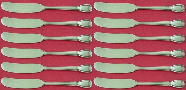 Castilian by Tiffany and Co Sterling Silver Butter Spreader FH  AS Set 12pcs 6"