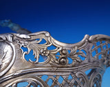 Dutch Sterling Silver Brides Basket with Cupid Motif 13" x 8" 22.4 ozt. (#7582)