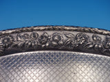 Repousse by Kirk Sterling Silver Tea Tray w/Diaper Work and Presentation (#8907)