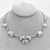 Sterling Kalo Leaf Necklace Handwrought Jewelry by Bjarne Axness (#J6827)