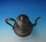 Debain and Flamant French Sterling Silver Coffee Pot Engine Turned (#5630)