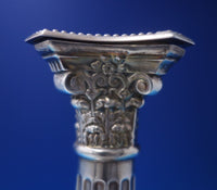 Georgian by B.G. Sterling Silver Candlestick 10" x 3 3/4" Weighted (#5762)