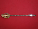 Princess by Towle Sterling Silver Olive Spoon Original Pierced Goldwashed 8 3/8"