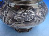 Black Starr & Frost Sterling Silver Sugar & Creamer Martele 26.9 ozt 6545 #8667