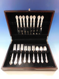 Wild Rose by International Sterling Silver Flatware Set for 8 Service 32 pieces