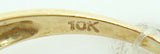 10k Yellow Gold Ring with Seven Carats of Genuine Natural Amethysts (#J3034)