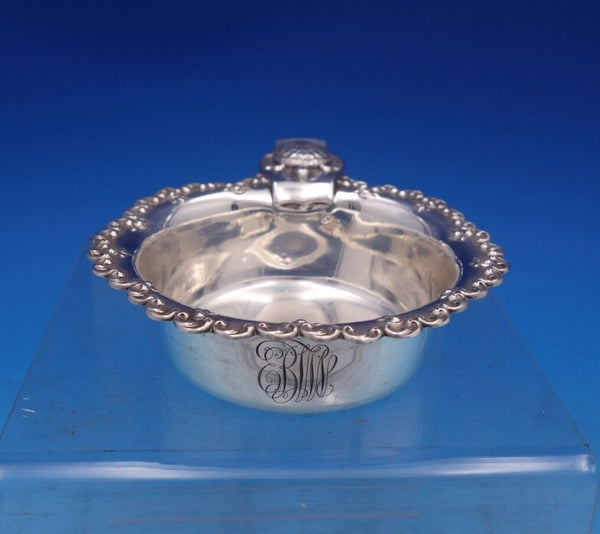 Shreve Sterling Silver Terrapin Bowl with Applied Turtle Lacey Edging (#7066)