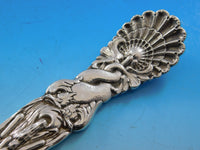 Dolphin by Tiffany and Co Sterling Silver Salad Serving Set Gold Washed 10 1/4"