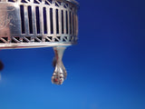 Georgian English Sterling Silver Salt Cellar Master w/Cobalt Glass Liner (#6937)