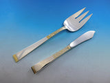 Golden Scroll by Gorham Sterling Silver Flatware Set Place size Service 55 Pcs