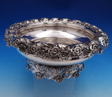 Redlich Sterling Silver Centerpiece Bowl #1699 Pierced Leaf Flower Border #8249