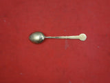 Norwegian Sterling Silver Demitasse Spoon set of 3 vermeil  3 7/8"
