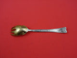 Lap Over Edge Acid Etched by Tiffany & Co Sterling Ice Cream Fork geranium 5 3/4