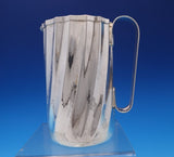 Fluted Modern by Calegaro Italy .800 Silver Milk Pitcher 6 1/8" Tall (#7520)