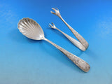 Old Maryland Engraved by Kirk Sterling Silver Flatware Set 142 pcs Mono R