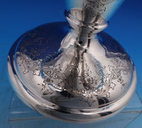Graff Washbourne and Dunn Sterling Silver Vase #4887/47 12" x 9 1/4" (#7494)