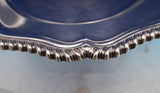 Robert Garrard English Victorian Sterling Silver Charger Plate Gadroon (#8543)