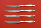 Willow by Gorham Sterling Silver Steak Knife Set 4pc HHWS  Custom Made 8 1/2"