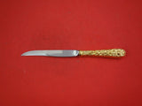 Repousse Vermeil by Kirk Sterling Silver Steak Knife Original 9" Heirloom