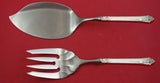 Damask Rose by Oneida Sterling Silver Salmon Serving Set Fish Custom Made