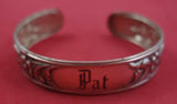 Repousse by Kirk Sterling Silver Bracelet w/ adjustable cuff 1/2" wide