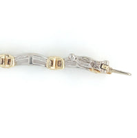10k Gold 1.40 Carat TW Genuine Natural Diamond Tennis Bracelet 7 1/8" (#J7039)