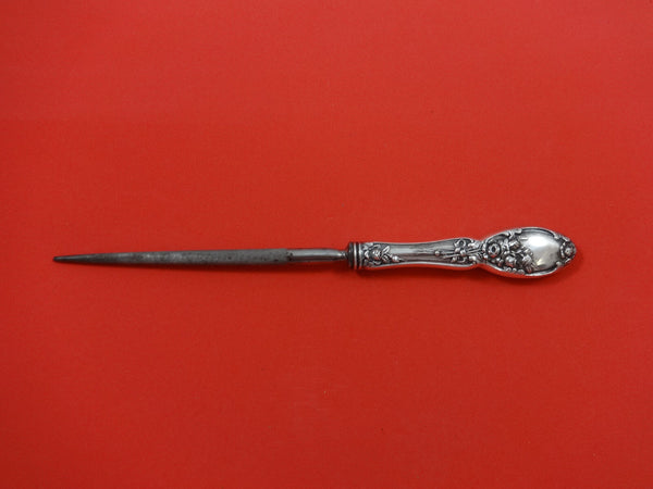Brides Bouquet by Alvin Plate Silverplate Steak Carving Hone 9 5/8"
