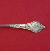 Comstock by Vanderslice Sterling Silver Salt Spoon Master Gold Washed 3 3/4"
