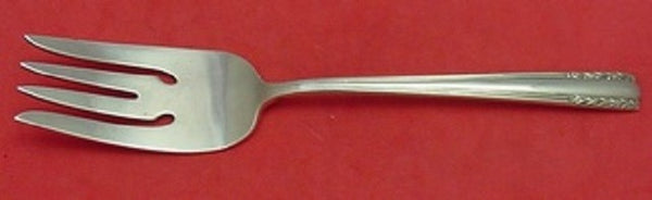 Chapel Bells by Alvin Sterling Silver Cold Meat Fork 7 1/4" Serving Vintage