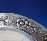 Aztec Rose by Unknown Mexican Sterling Silver Serving Plate 7 3/8" Dia (#4996)