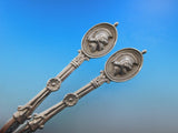 Medallion by Wendt Sterling Silver Salad Serving Set 2-piece w/ 4-tine Fork 10"