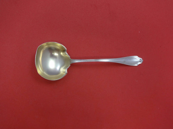 Stratford by Whiting Sterling Silver Sauce Ladle Gold Washed 6 1/4"