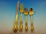 Wild Rose Vermeil By International Sterling Silver Regular Size Place Setting(s)