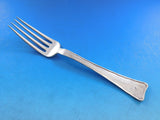 Lap Over Edge Etched by Tiffany & Co. Sterling Dinner Fork Fan 8"