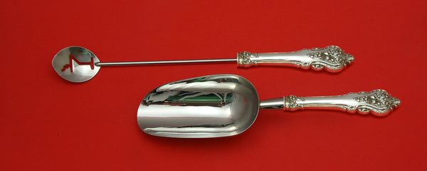 Donatello by Amston Sterling Silver Bar Set 2pc HHWS Custom Made