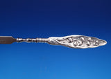 Lily of the Valley by Whiting Sterling Silver Nail File Flat Handle WS 7" #7667