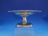 Dominick and Haff Sterling Silver Compote Engraved Flowers 1910 #2896 (#6932)
