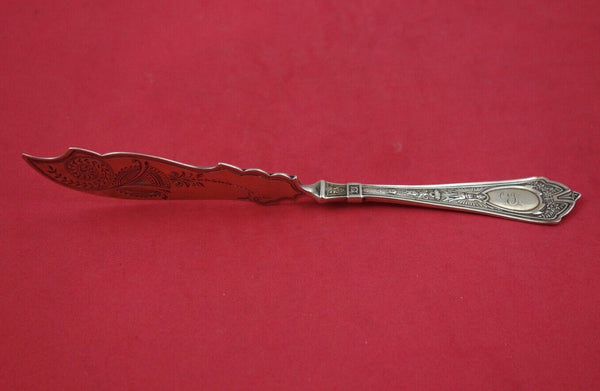 Cleopatra by Schulz and Fischer Sterling Silver Master Butter FH BC swirl 7 3/4"