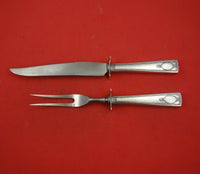 Carthage by Wallace Sterling Silver Steak Carving Set 2pc HH with Stainless