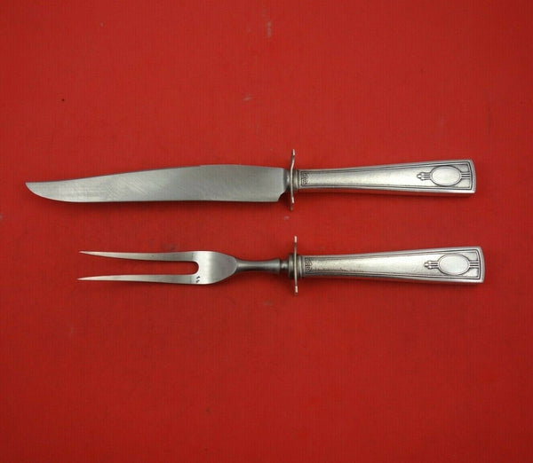 Carthage by Wallace Sterling Silver Steak Carving Set 2pc HH with Stainless