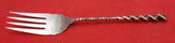 Square Twist #5 by Whiting Sterling Silver Fish Fork 7 1/2" Silverware