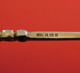 English Victorian Sterling Silver Coronation Spoon Vermeil Circa 1901 10"