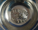 Mexican Mexico Sterling Silver Cordial Cup with Modern Twist Design (#1774)